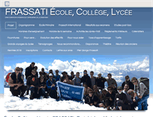 Tablet Screenshot of collegefrassati.com